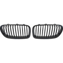 BMW 5-Serie F10/F11 10-13 Enkelribbad Kolfiberlook Sportgrill / Njurar DIEDERICHS